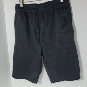 Legends Men's Charcoal Athletic Shorts with Drawstring Size M